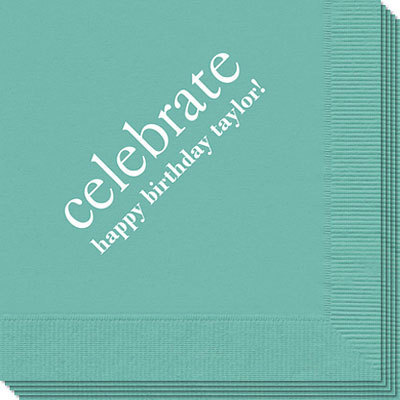 Big Word Celebrate Napkins